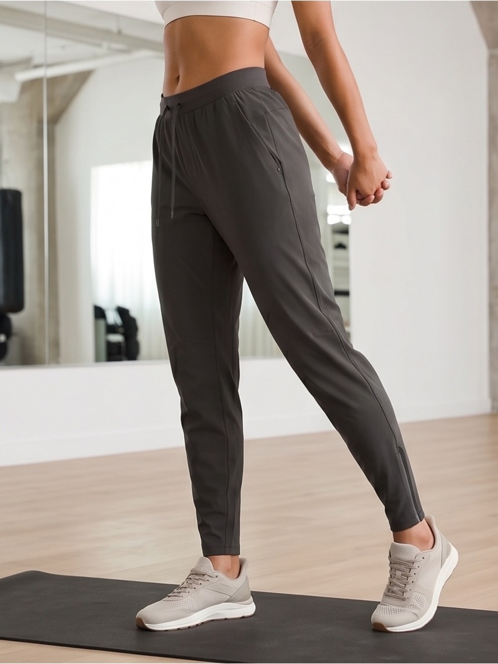 BNWT Surge Hybrid Drawstring Joggers - Dark Charcoal